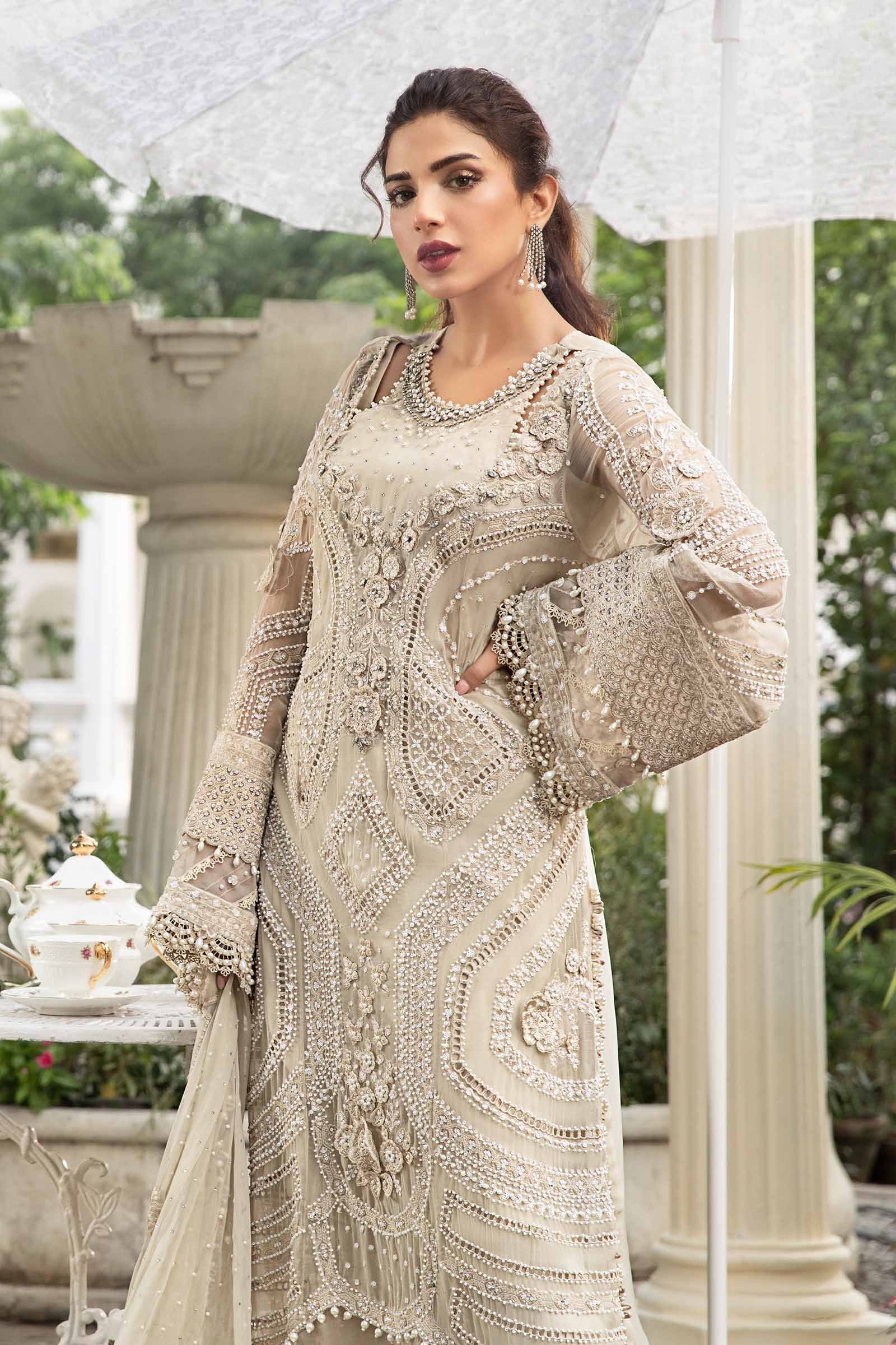 MARIA.B Unstitched Embroidered Chiffon Suit | MPC-24-104 - Image 2