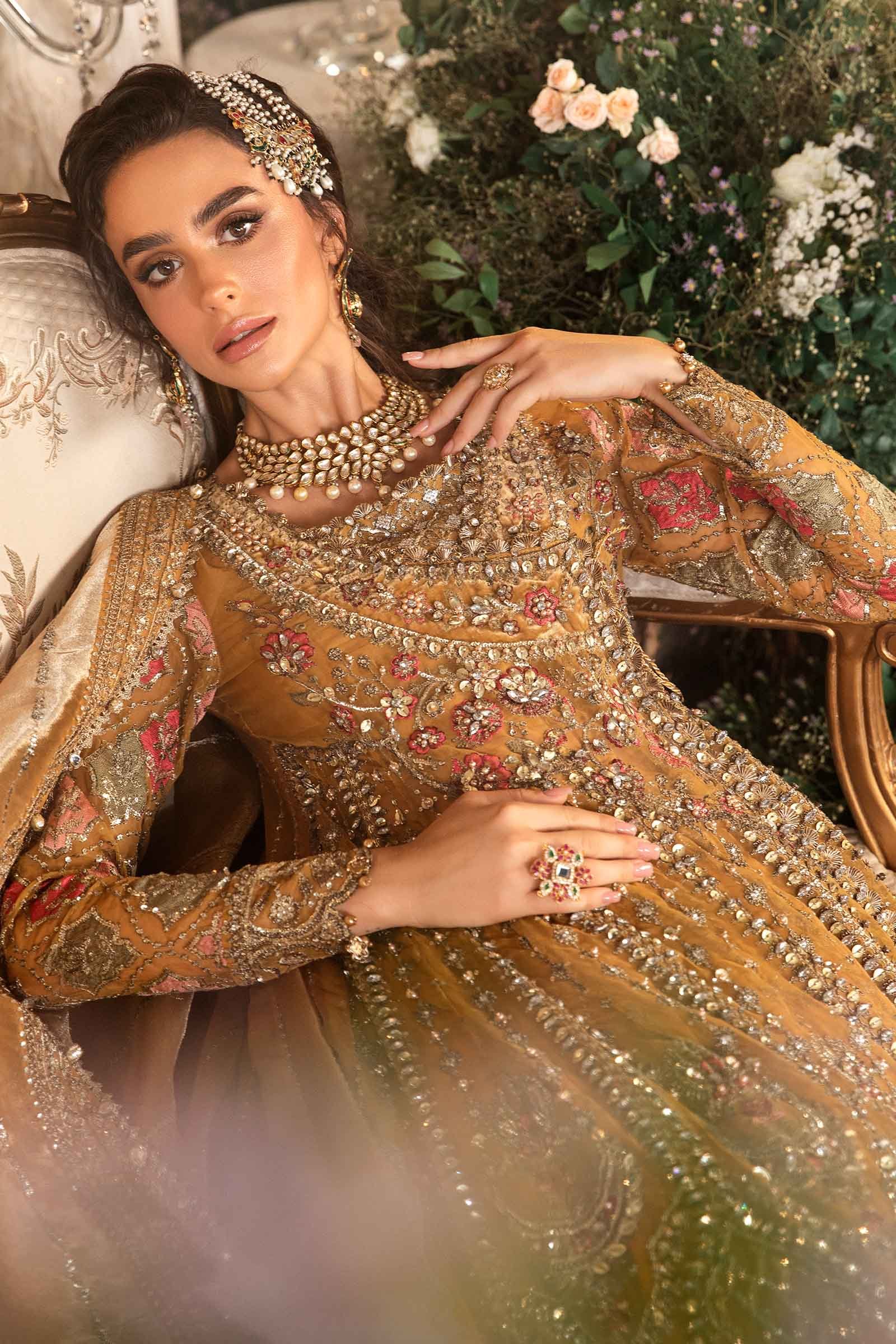 MARIA.B. 3 Piece Unstitched Embroidered Organza Suit | BD-2907 - Image 7