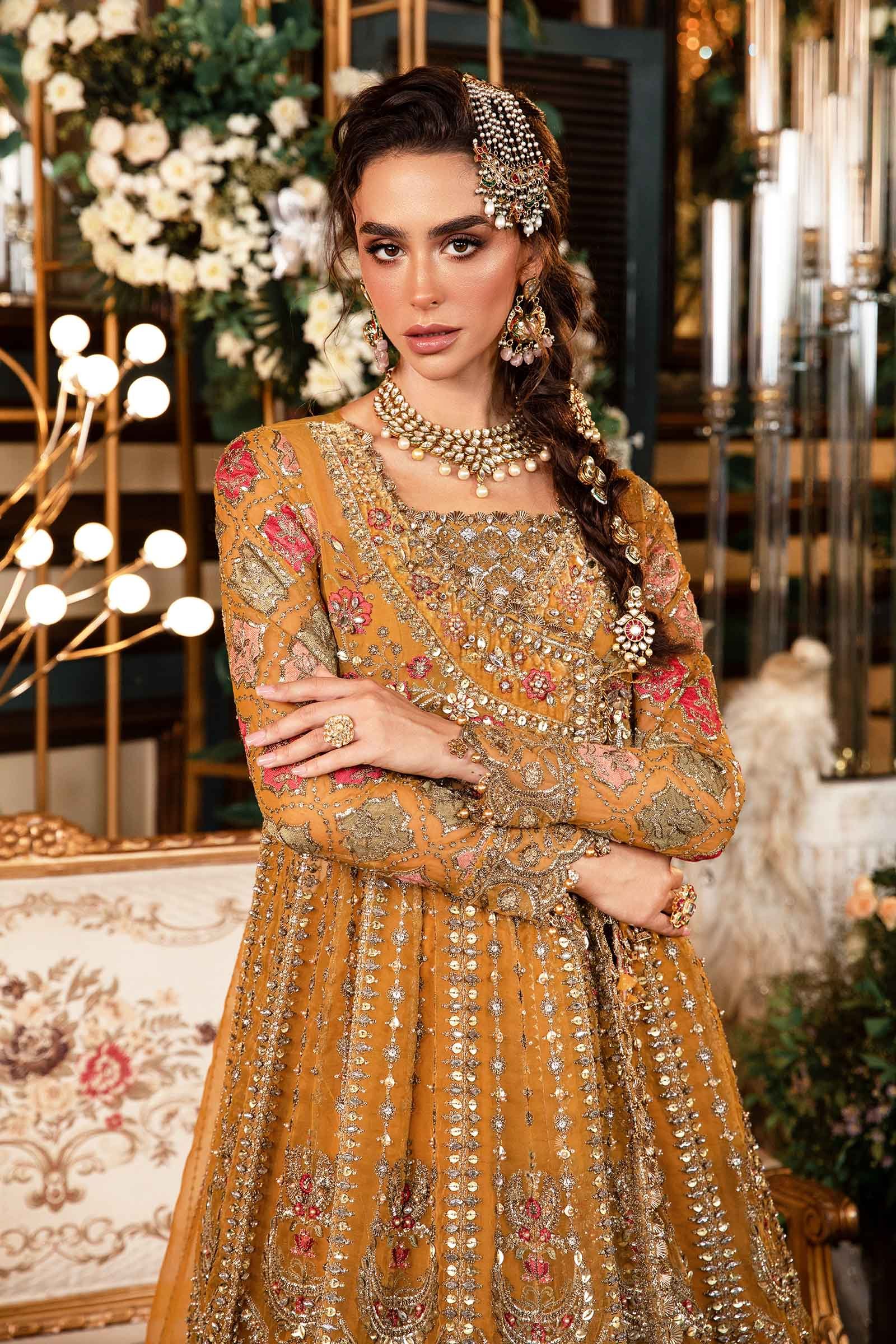 MARIA.B. 3 Piece Unstitched Embroidered Organza Suit | BD-2907 - Image 2