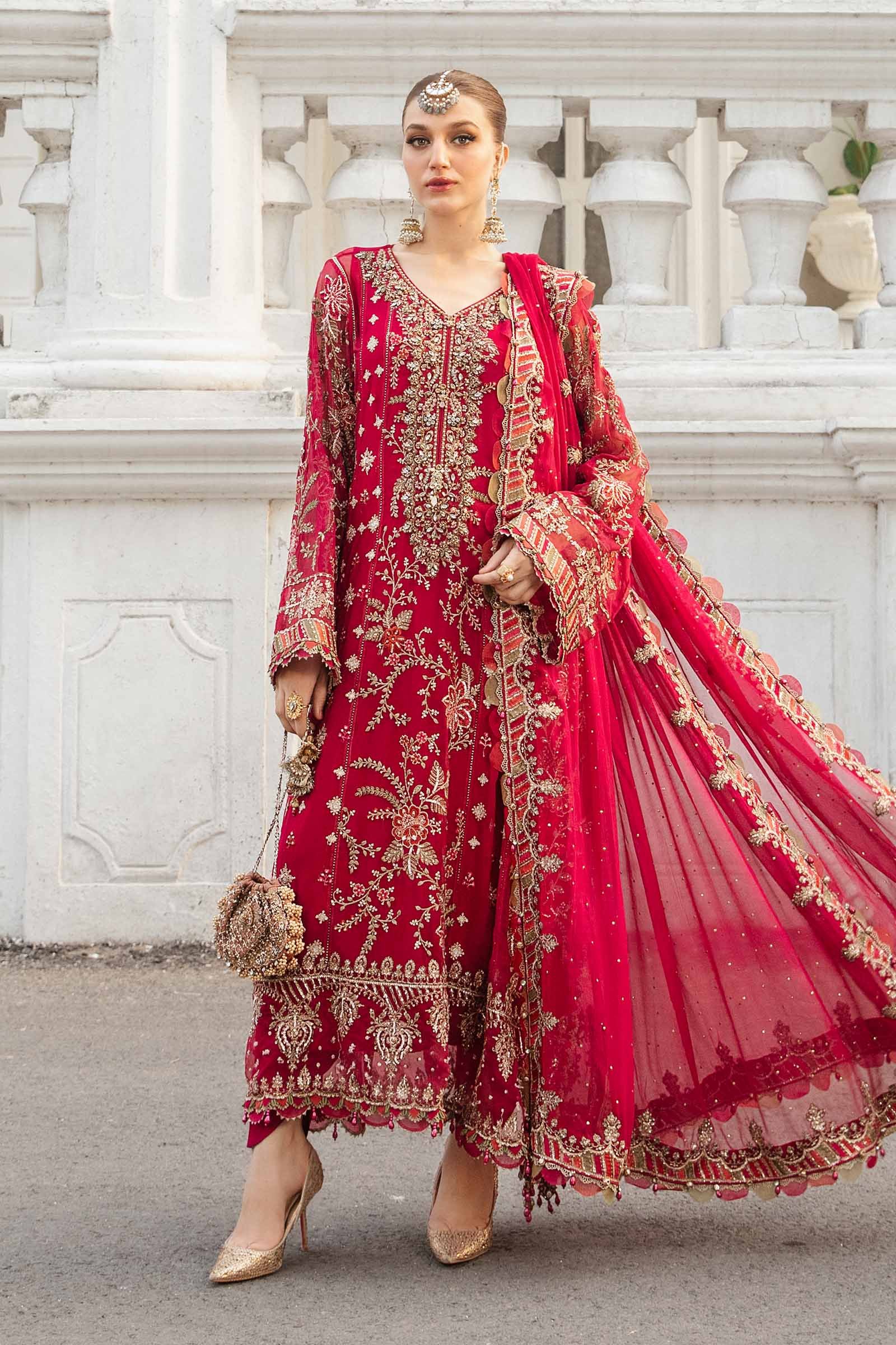 MARIA.B. Unstitched Embroidered Chiffon Suit | MPC-24-107