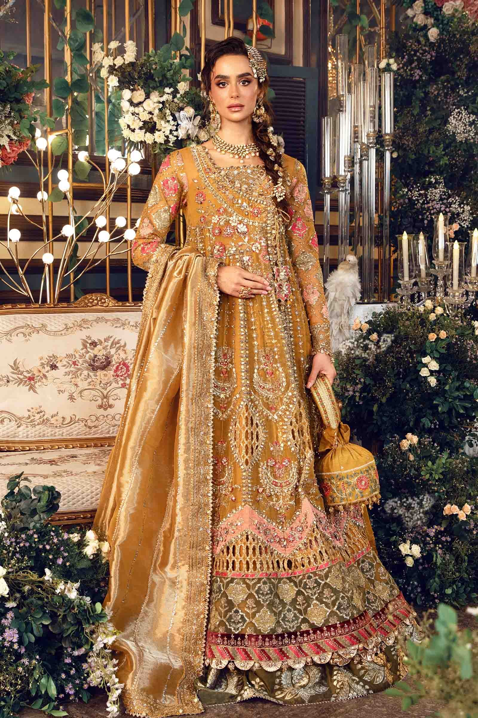 MARIA.B. 3 Piece Unstitched Embroidered Organza Suit | BD-2907