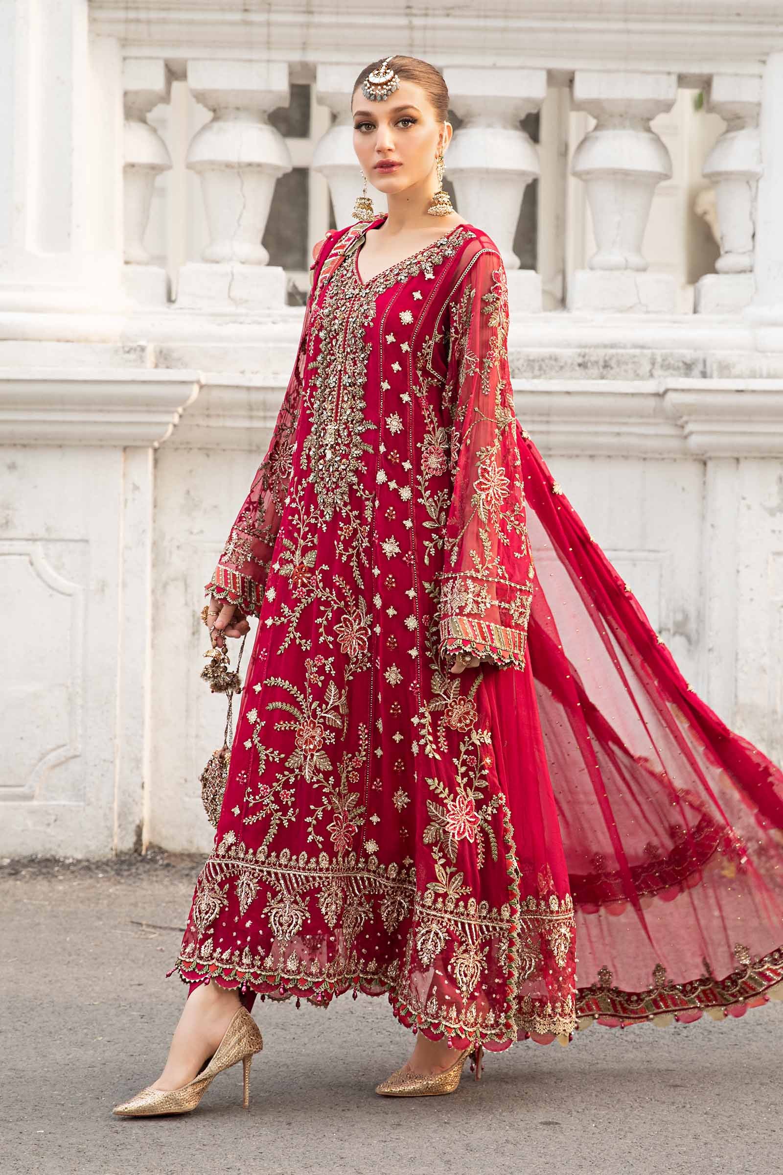 MARIA.B. Unstitched Embroidered Chiffon Suit | MPC-24-107 - Image 3